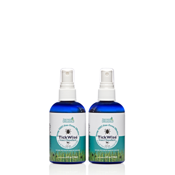 Mosquito & Tick Repellent Spray, All-Natural Ingredients, Lemon Vanilla Scent (4oz)