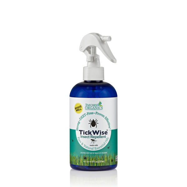 Mosquito & Tick Repellent Spray, All-Natural Ingredients, Lemon Vanilla Scent (8oz)