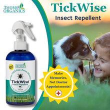 Mosquito & Tick Repellent Spray, All-Natural Ingredients, Horse & Rider, Lemon Vanilla Scent (32oz)