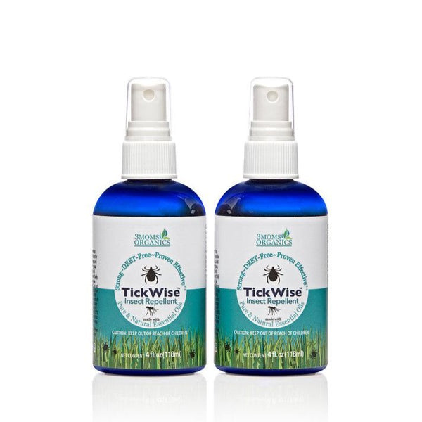 Mosquito & Tick Repellent Spray, All-Natural Ingredients, Lemon Vanilla Scent (4oz)